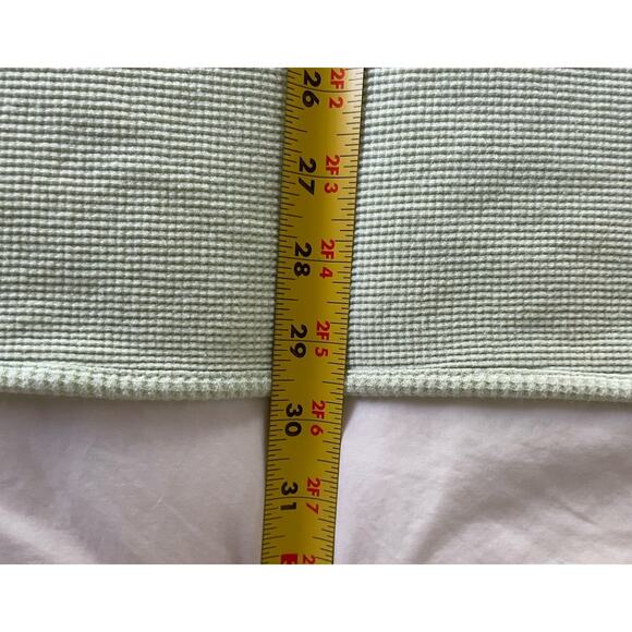 Circo Target Green Thermal Waffle Weave Knit Baby Blanket Cat Mouse *READ* - Picture 12 of 12